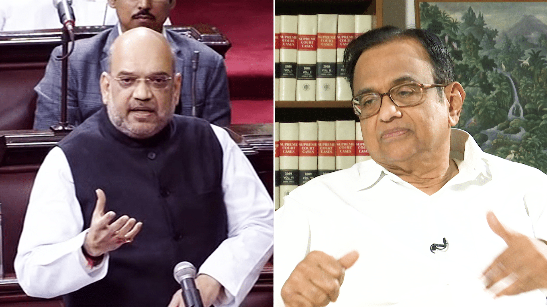 Amit Shah and P Chidambaram have been engaged in a war of words over PM Modi’s ‘Pakoda’ comment.