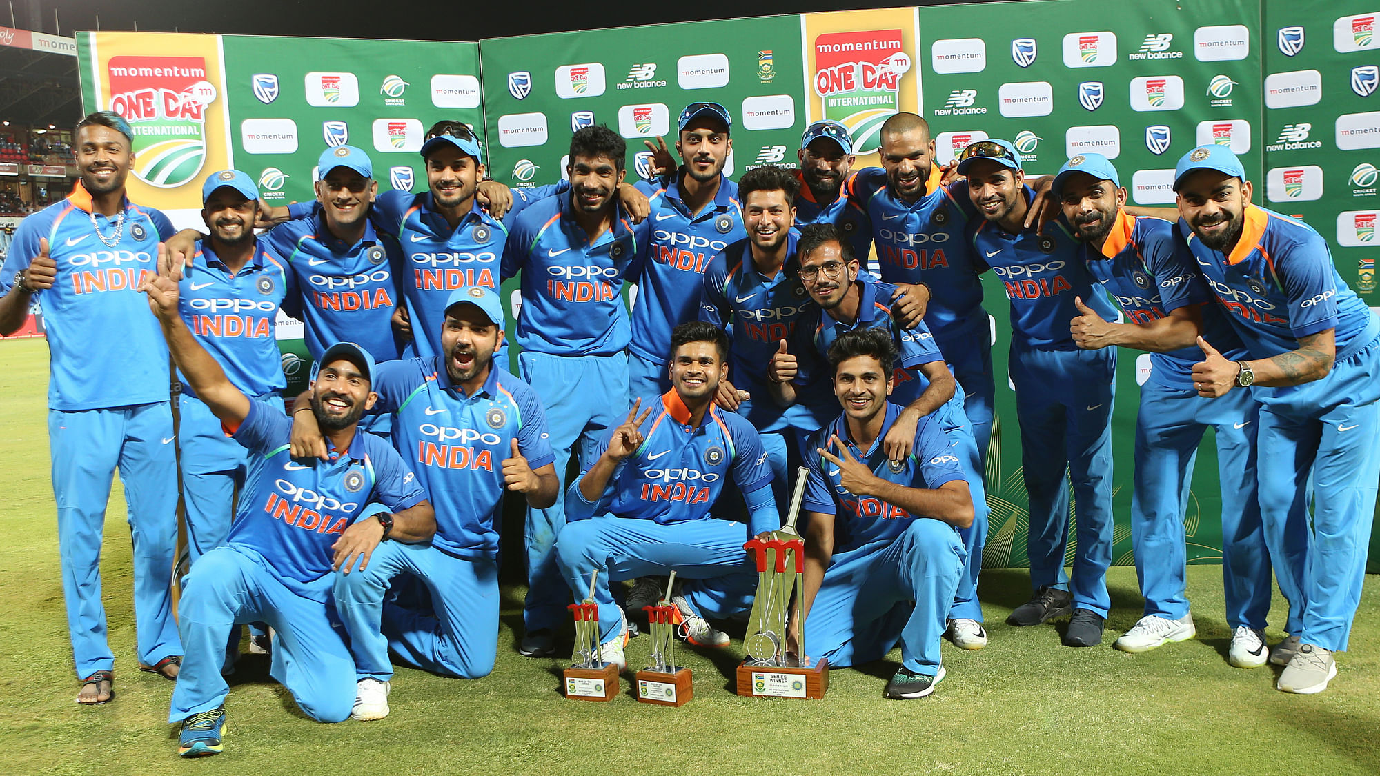 India won the six-match ODI series against South Africa 5-1.&nbsp;