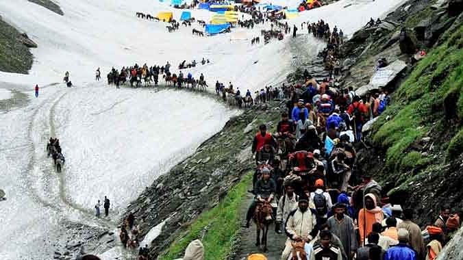 Part of the travel package offered by the organizers of the Amarnath Yatra.