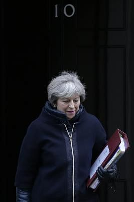 British Prime Minister Theresa May. (Xinhua/Tim Ireland/IANS)