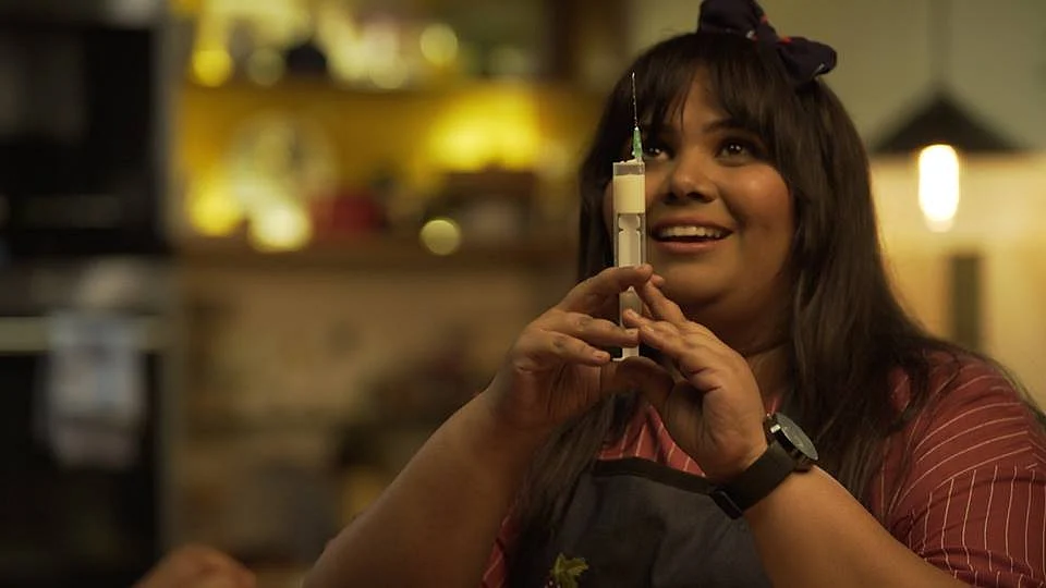 Sumukhi Suresh in a still from <i>Beauty and the Feast</i>.