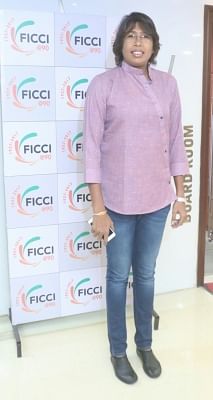 New Delhi: Indian women cricketer Jhulan Goswami during