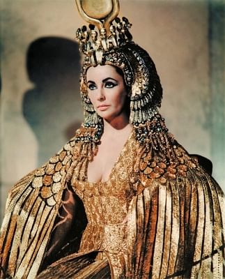 Cleopatra, Pharaoh of Egypt, as we know her from her depictions by Elizabeth Taylor and Monica Belluci in popular Hollywood films