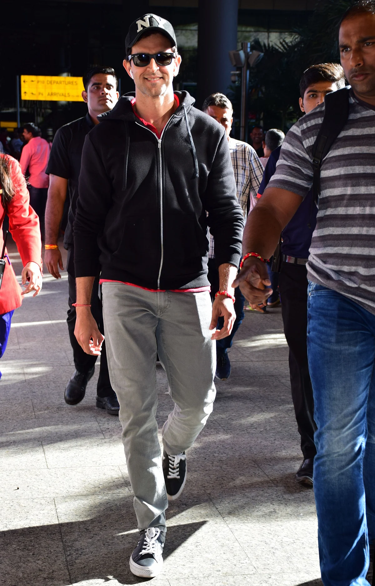 Hrithik Roshan spotted at the airport.