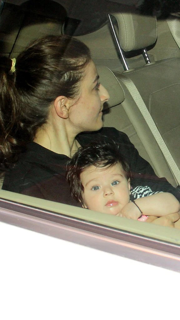 Inaaya Naumi spotted with mommy Soha Ali Khan.