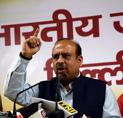 Leader of opposition in Delhi assembly, Vijender Gupta. (Photo: IANS)