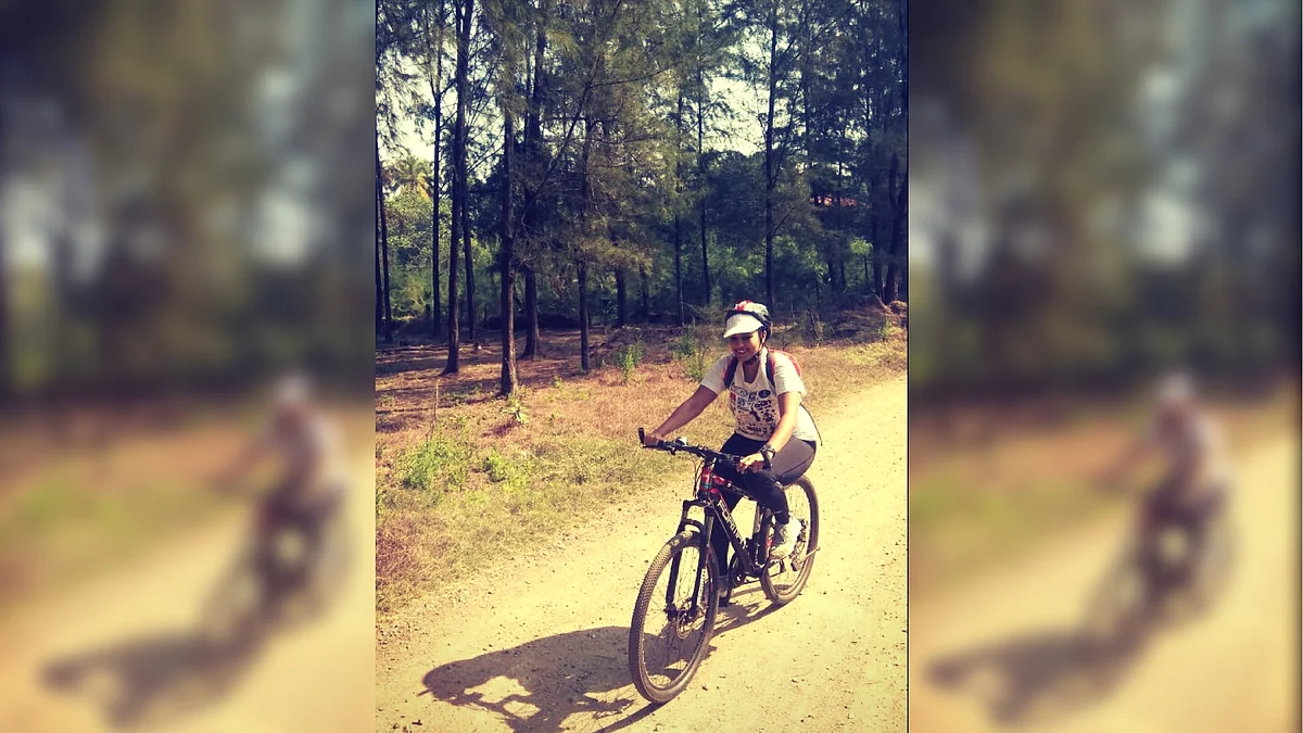 The roads we pedalled across were unlike anything I had seen back in Mumbai.