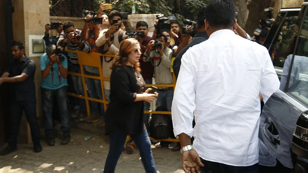Close friend Farah Khan visits to support Kapoor family.