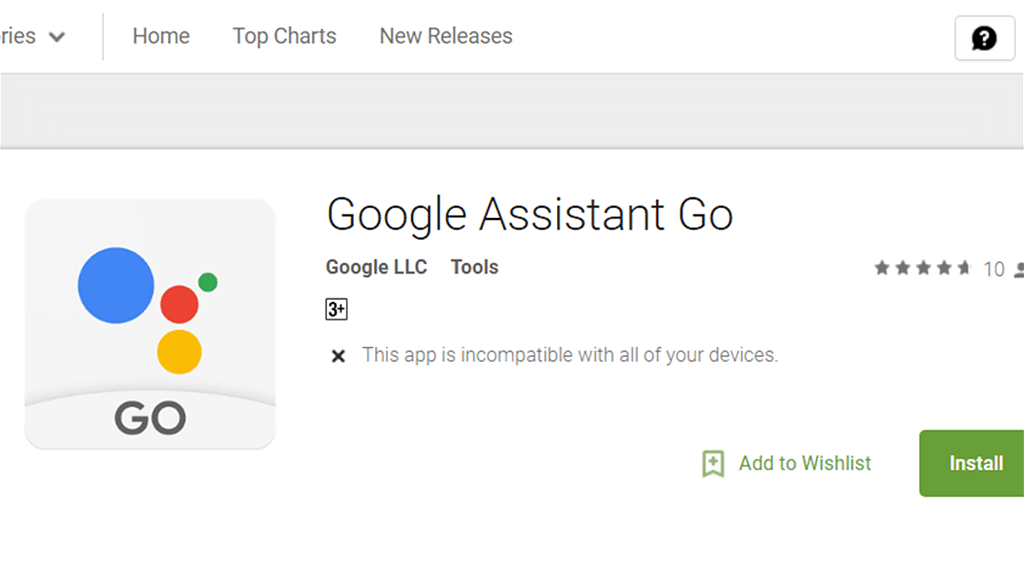 Google Assistant Go is available on PlayStore