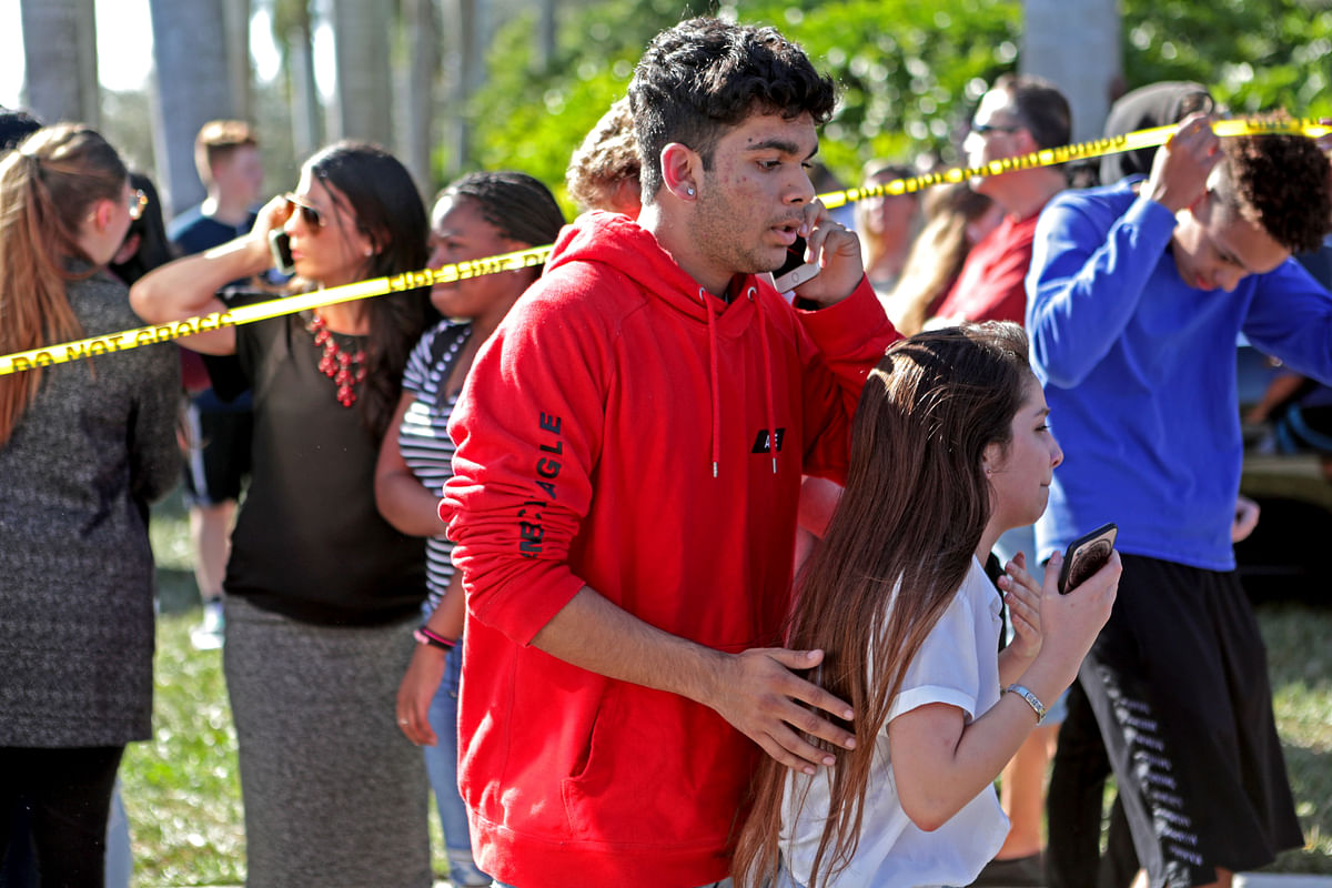 Over 17 people were killed when a 19-year-old gunman opened fire on students at a school in Parkland, Florida.