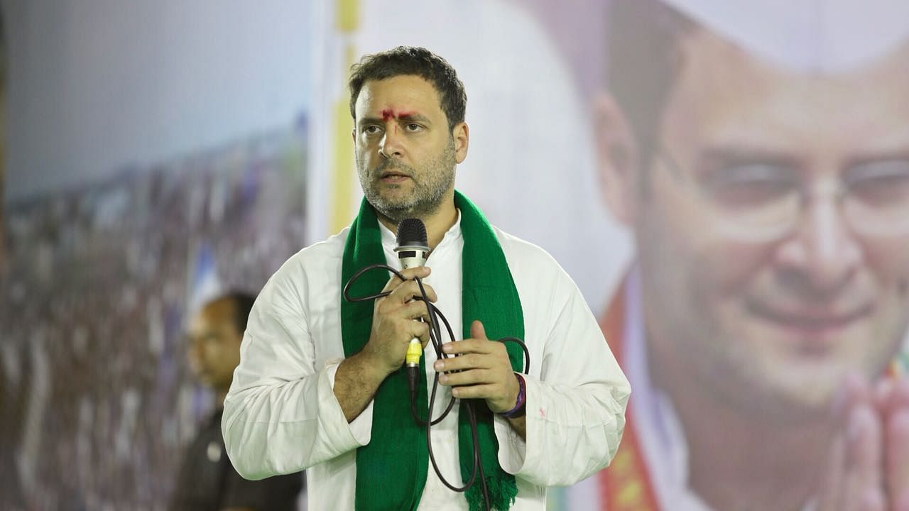 Rahul Gandhi during his trip to the state has projected Karnataka model as an alternative for the Gujarat Model.