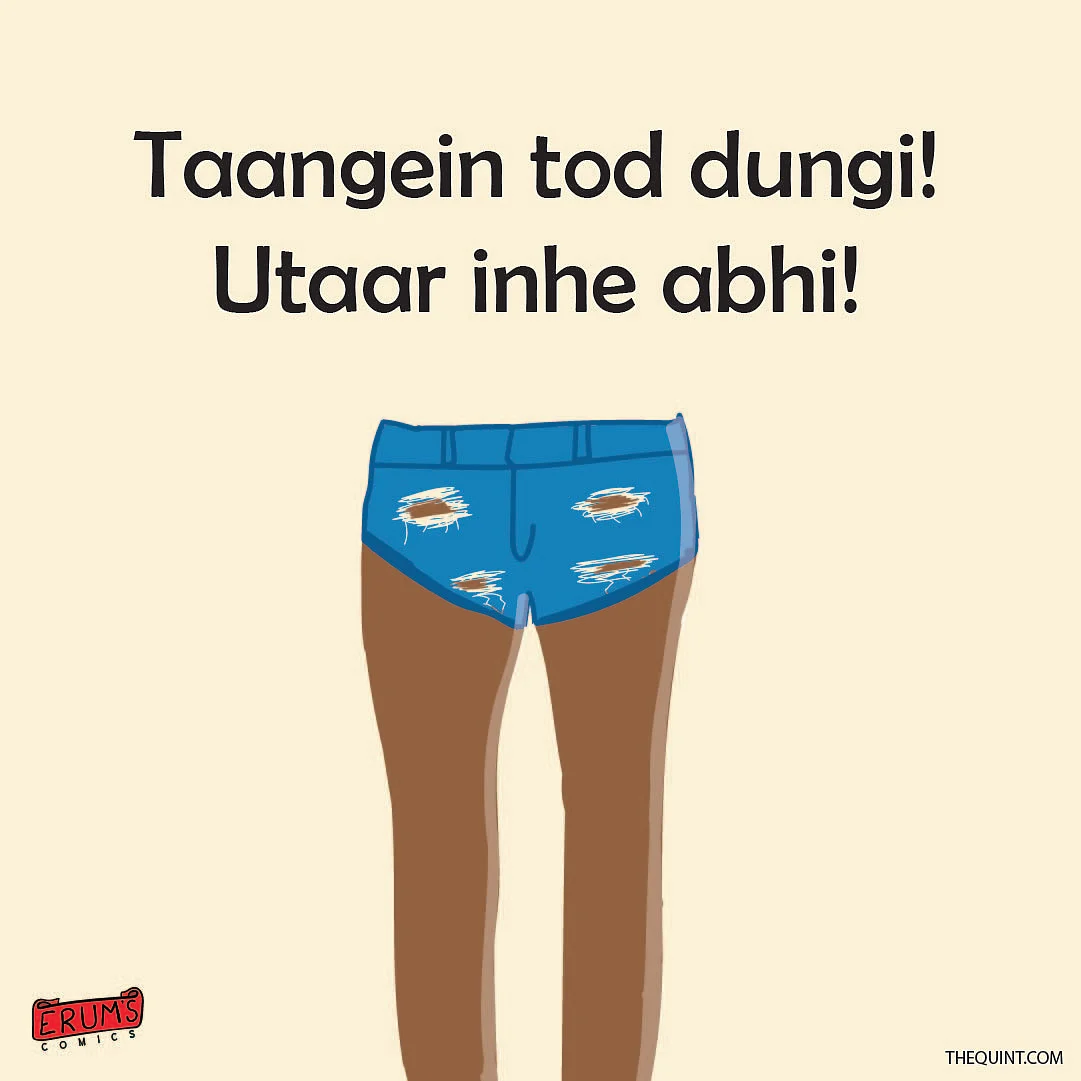 Erum’s Comics: Indian Moms vs Denim Shorts