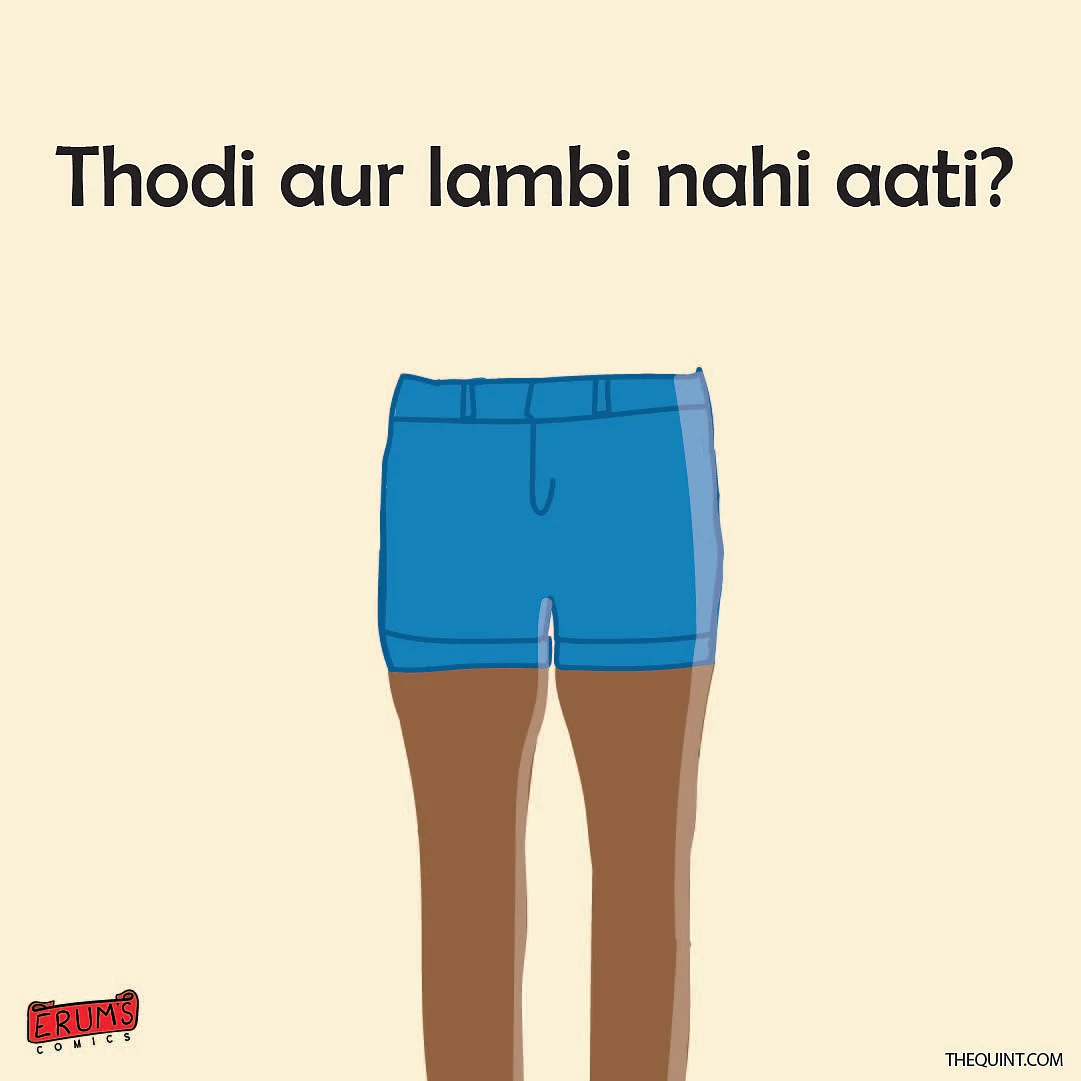 Erum’s Comics: Indian Moms vs Denim Shorts