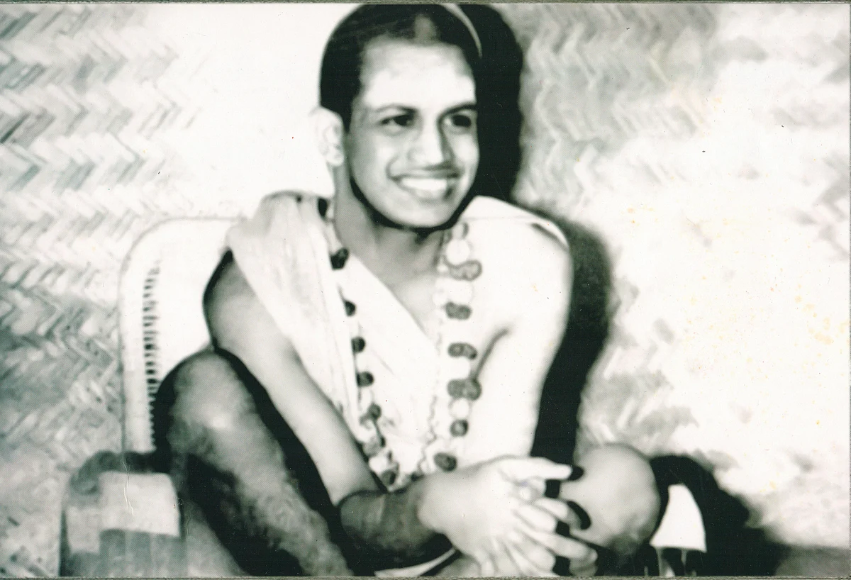 Swami Jayendra Saraswati in his teens.