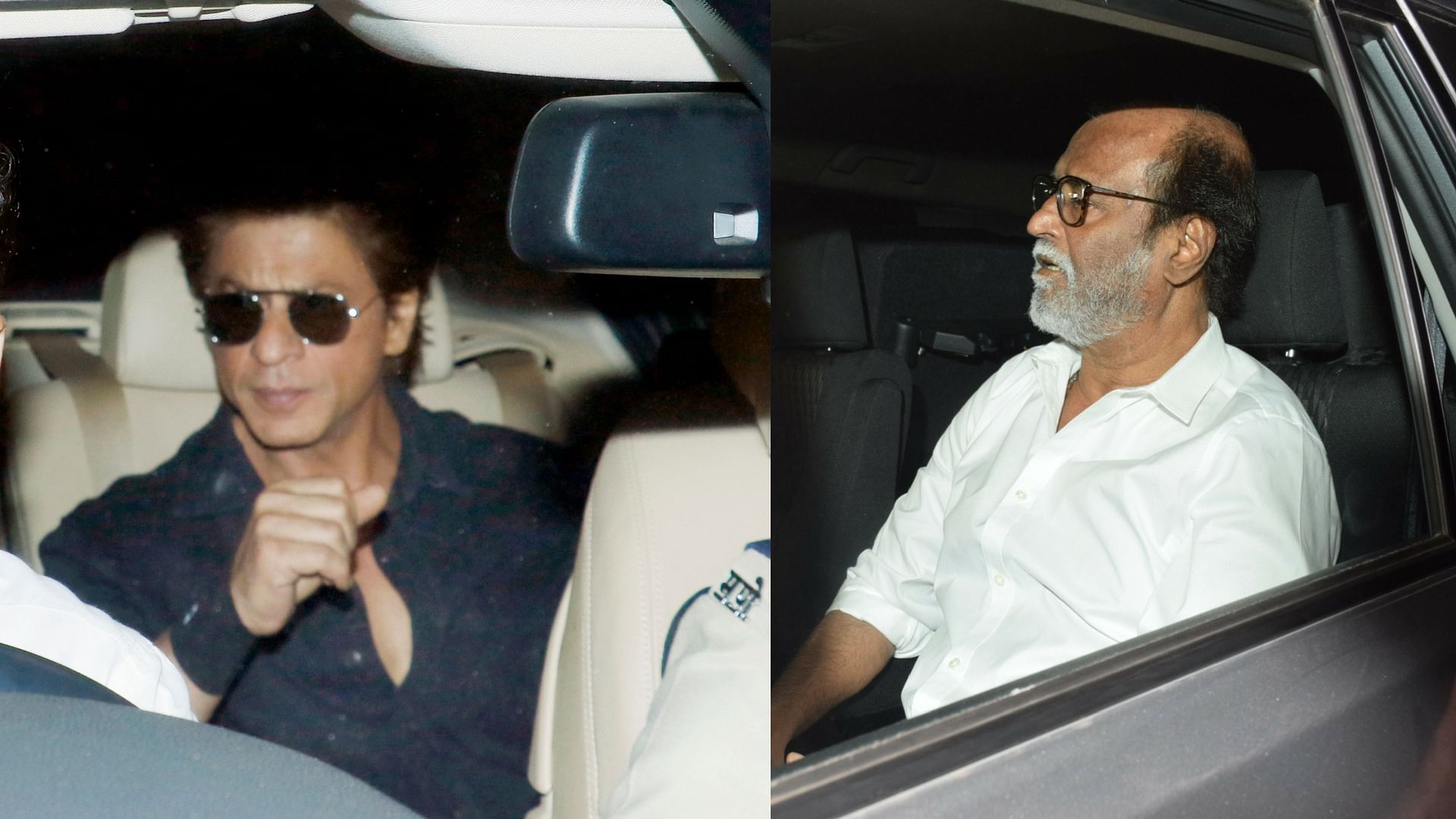 Shah Rukh Khan and Rajinikanth visited Anil Kapoor’s residence on Monday to pay their respects to Sridevi.
