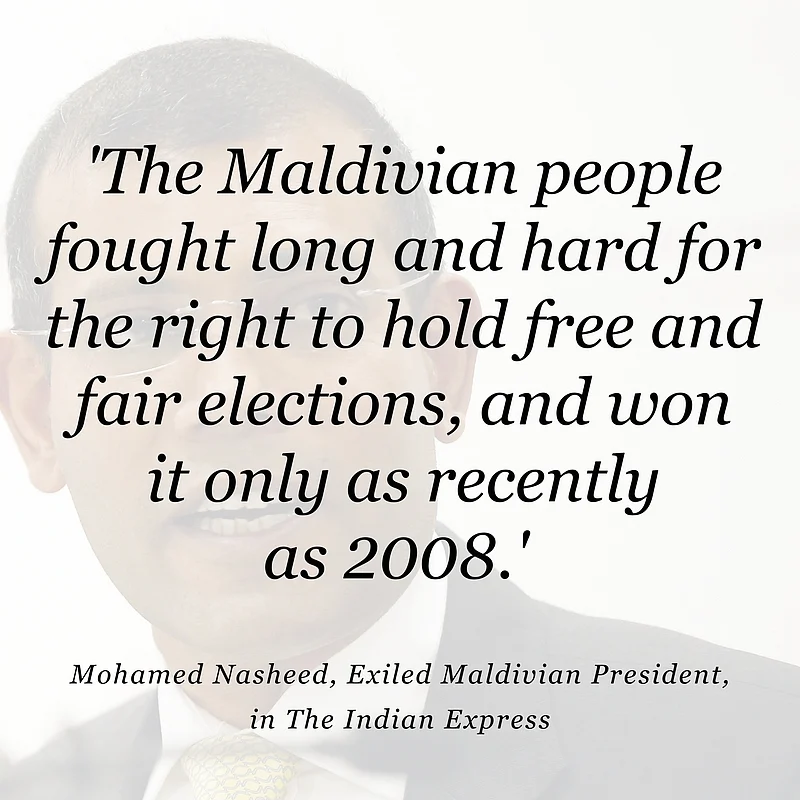 ‘Maldives Being Sold to China’: Ex-Prez Nasheed Urges India to Act