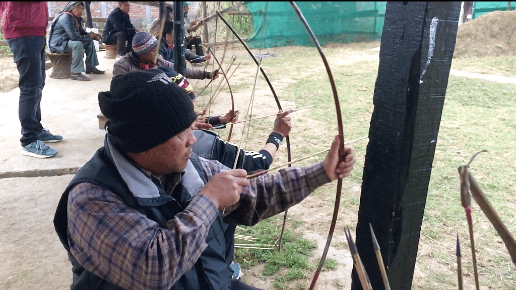 Fifty archers take part in the game daily.&nbsp;