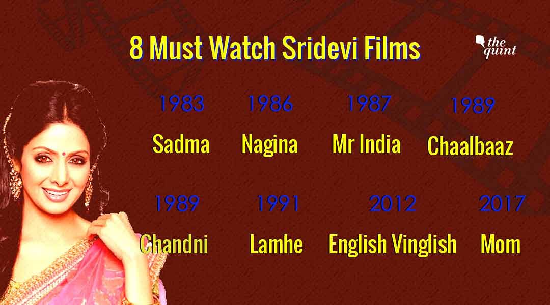 Sridevi was a consummate performer through and through. 