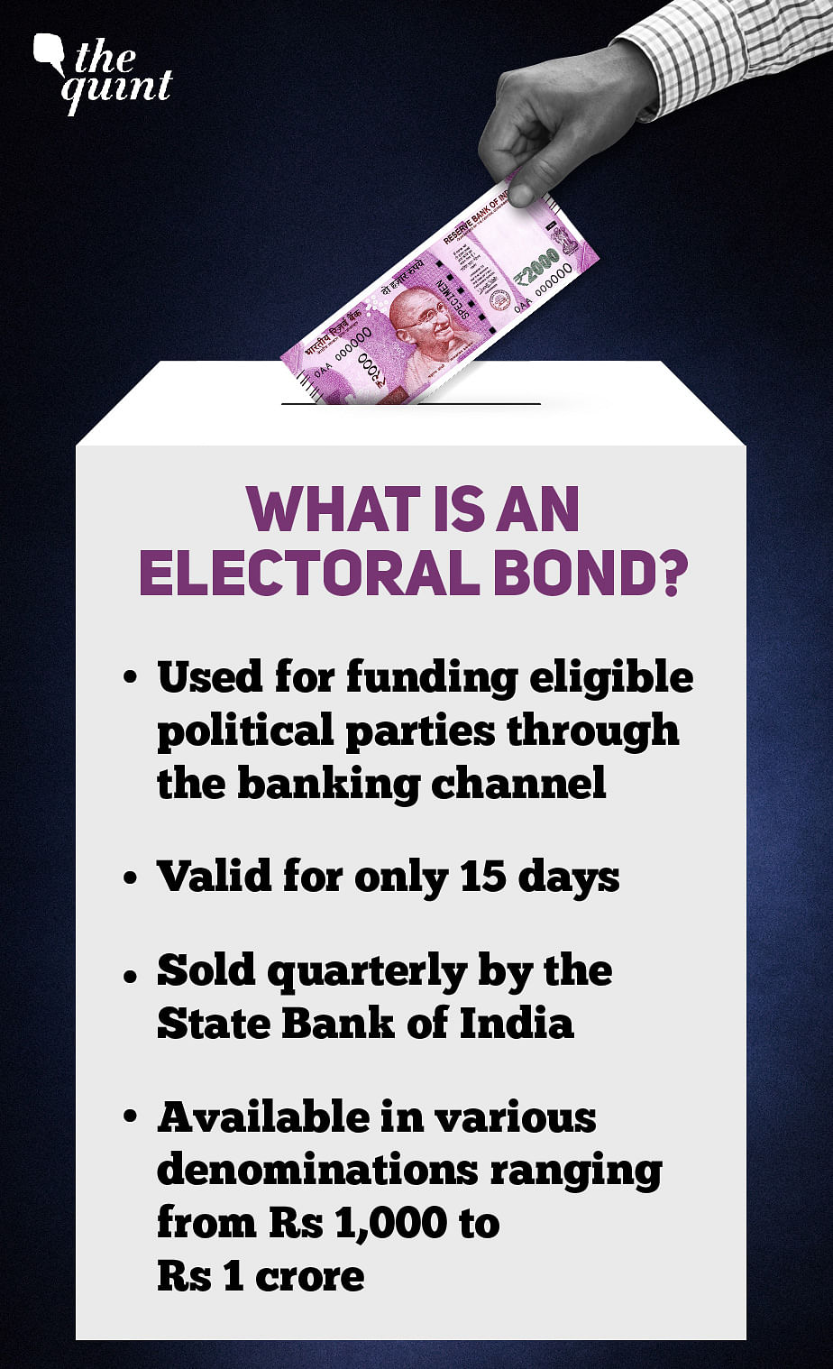 The anonymity of electoral bonds can protect the donor’s  identity, but  it also enables their misuse.
