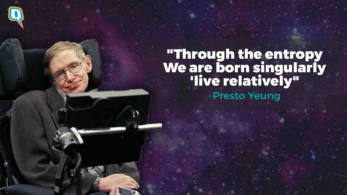 When Hawking invited science enthusiasts to pen down haikus on space, black holes and gravity.