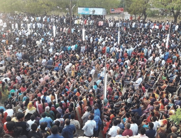 Thousands came together to lend their voice to fight against the copper plant that is part of Vedanta Limited.