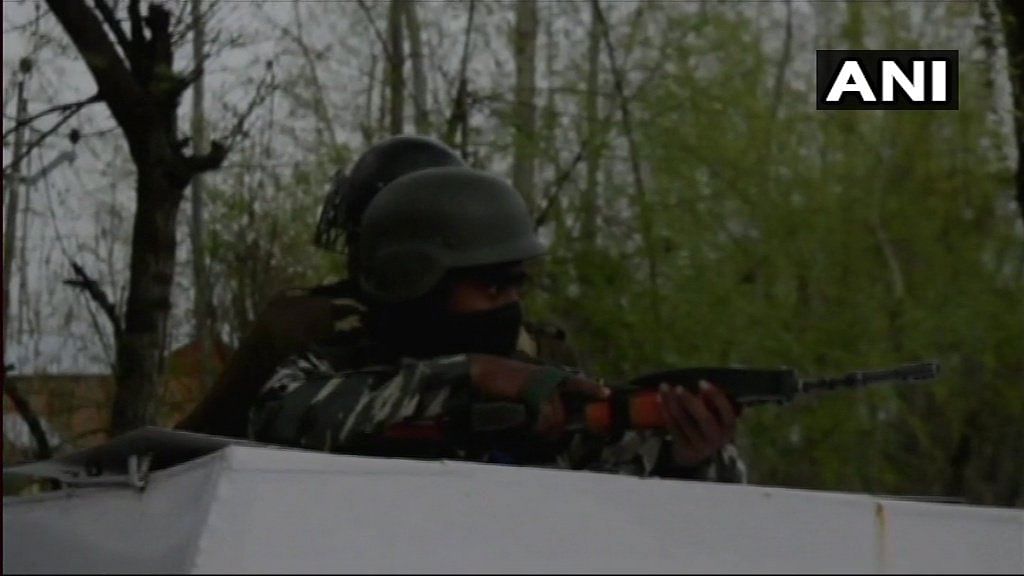 The security forces gunned down two militants.&nbsp;