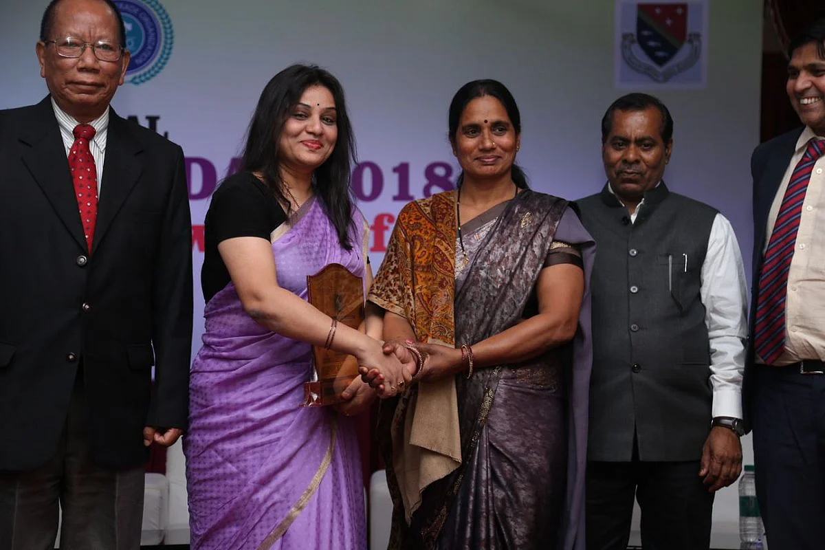 A picture from the award ceremony in Bangalore.