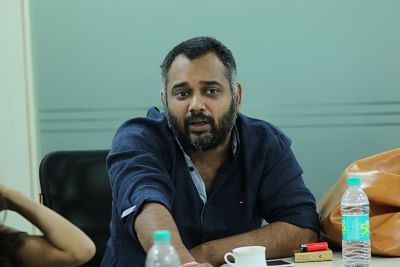 New Delhi: Director Luv Ranjan during an interview at IANS office in New Delhi on Sep 18, 2015. (Photo: Sunil Majumdar/IANS)