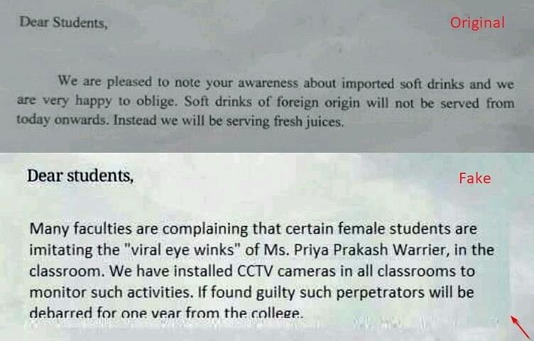 The circular said that CCTV cameras have been installed in all classrooms to monitor such behaviour.