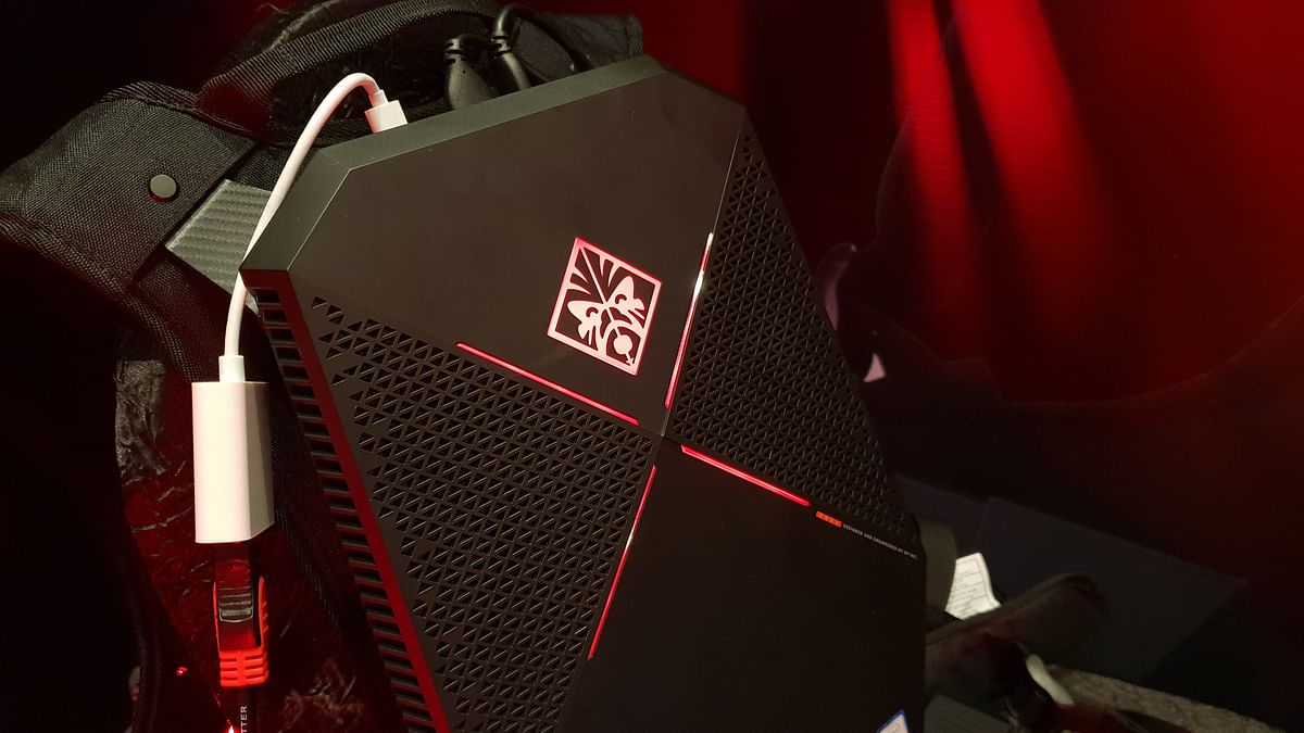 The compact gaming PC gets a backpack design, which allows wire-free gaming and is only worth Rs 2.94 lakh. 