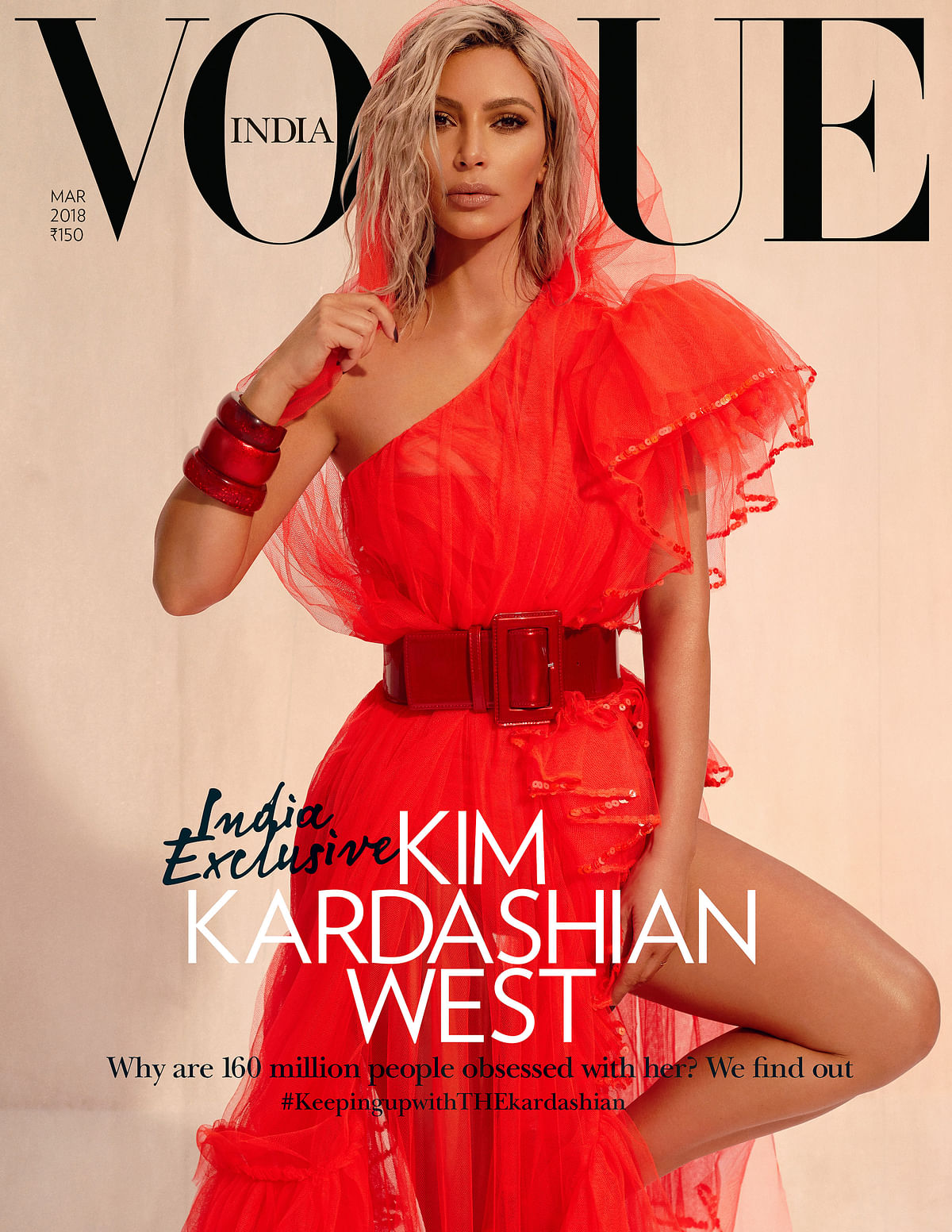 Kim K is on Vogue India’s March 2018 cover. And some people seem to have a BIG problem with it!