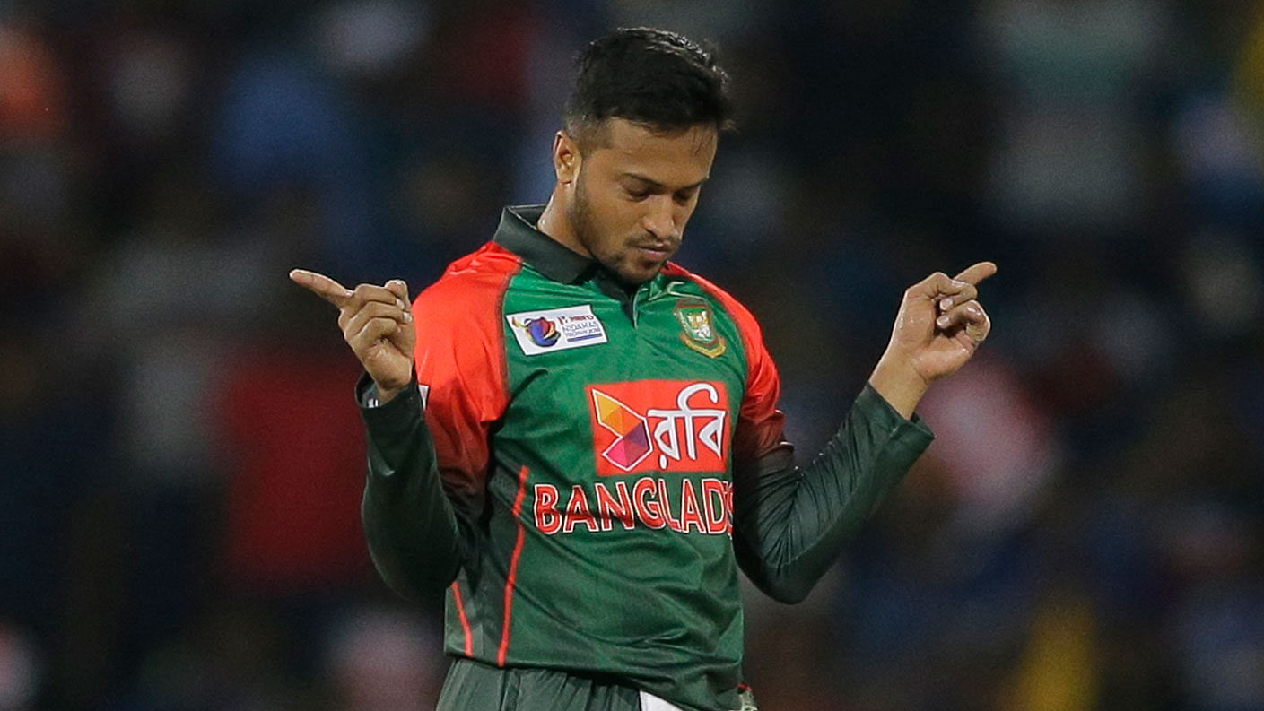 Bangladesh all-rounder Shakib Al Hasan has been ruled out of the NZ ODI series due to a finger fracture.