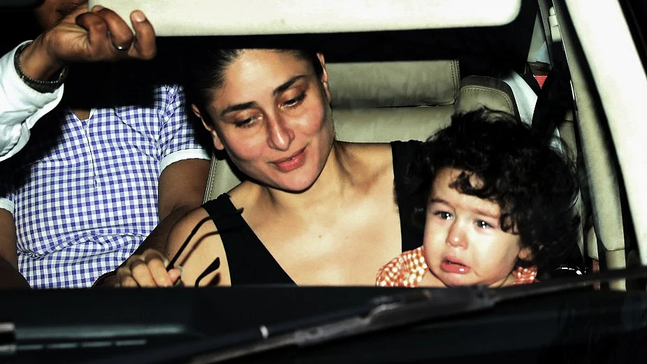 Taimur Ali Khan Pataudi crying.