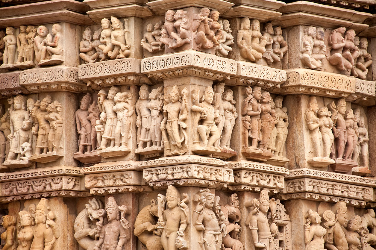 Parsvanath Jain Temple in Khajuraho. &nbsp;