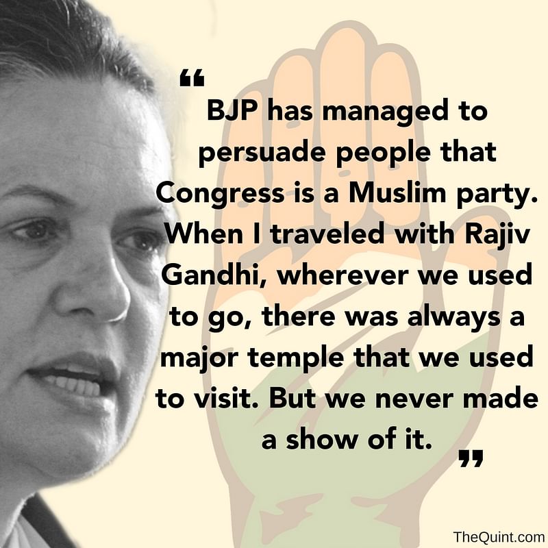 Speaking at the India Today Conclave, Sonia Gandhi said the judiciary is in turmoil.