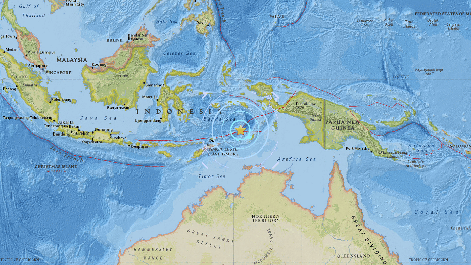 Tsunami Alert After 6.4 Magnitude Quake Hits East Indonesian Coast
