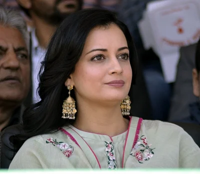 Actress Dia Mirza. 