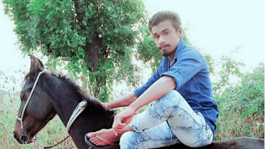 Police said that Pradeep Rathod, 21, had been receiving threats ever since he bought a horse about two months ago.