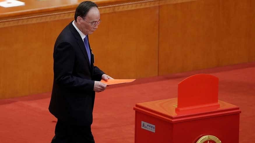 China’s parliament chose Wang Qishan, a key ally of President Xi Jinping, as vice-president, a widely expected move.