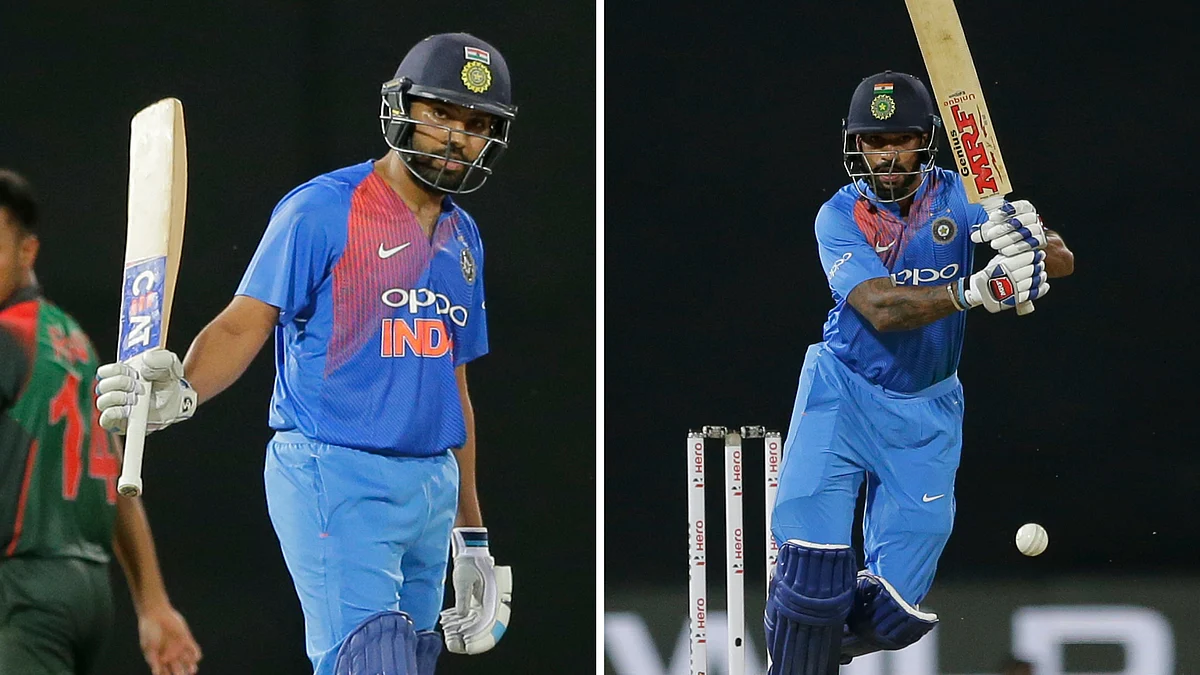 Dhawan has scored around 200 runs in the tournament while skipper Rohit is back in form after an 89 off 61 balls against Bangladesh. 