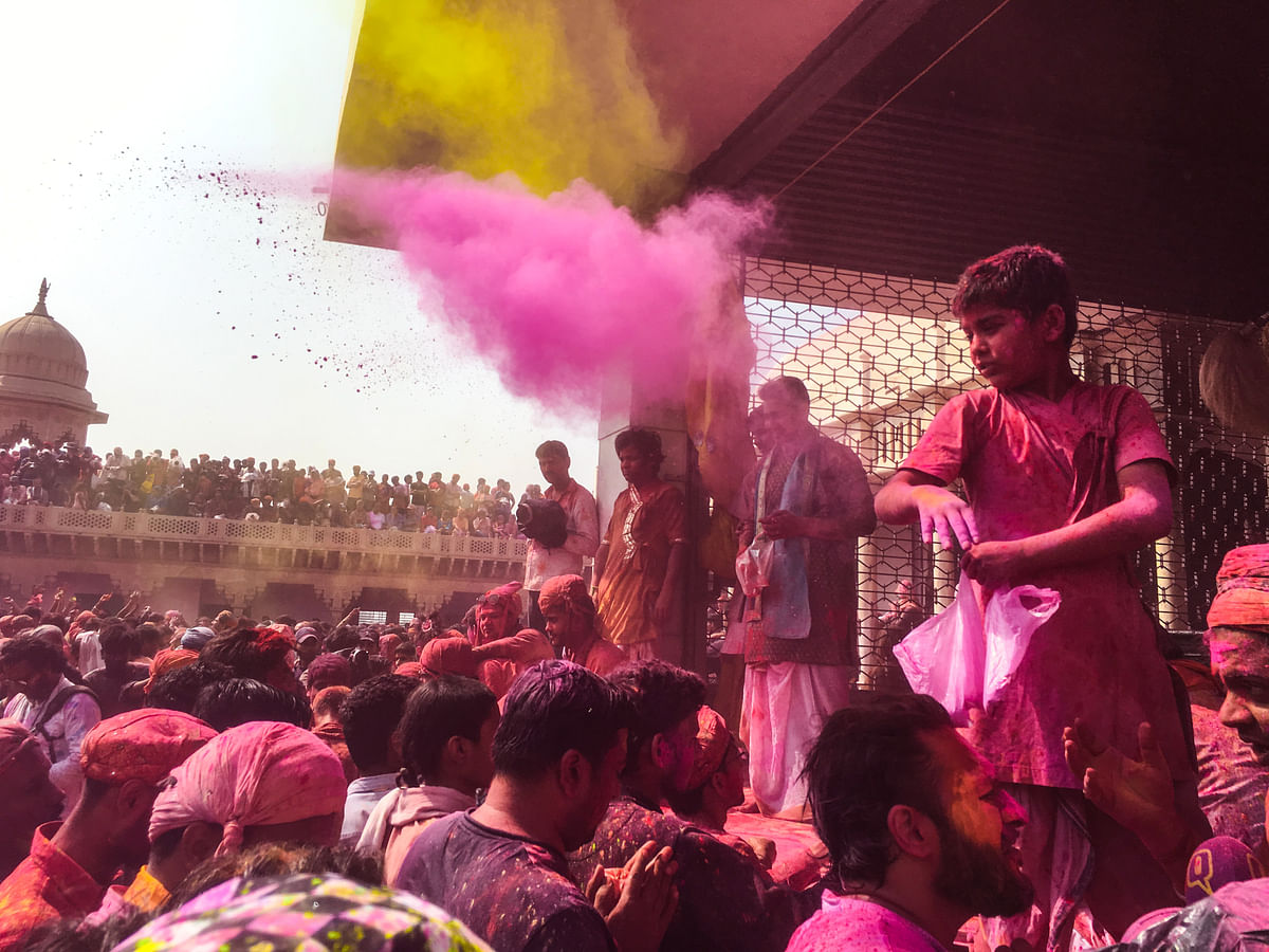 In the Holi capital of India, women’s empowerment, bhaang for miles, and all-natural colours.