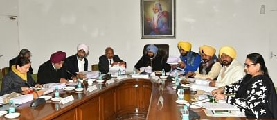 Chandigarh: Punjab Chief Minister Captain Amarinder Singh during a cabinet meeting in Chandigarh, on Feb 15, 2018. (Photo: IANS)
