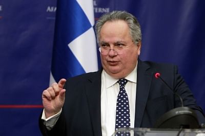 Greek Foreign Minister Nikos Kotzias . (File Photo: Xinhua/Cristian Cristel/IANS)