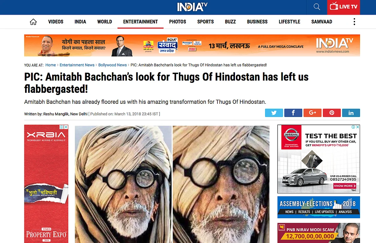 Webqoof: That’s Not Amitabh Bachchan In ‘Thugs of Hindostan’