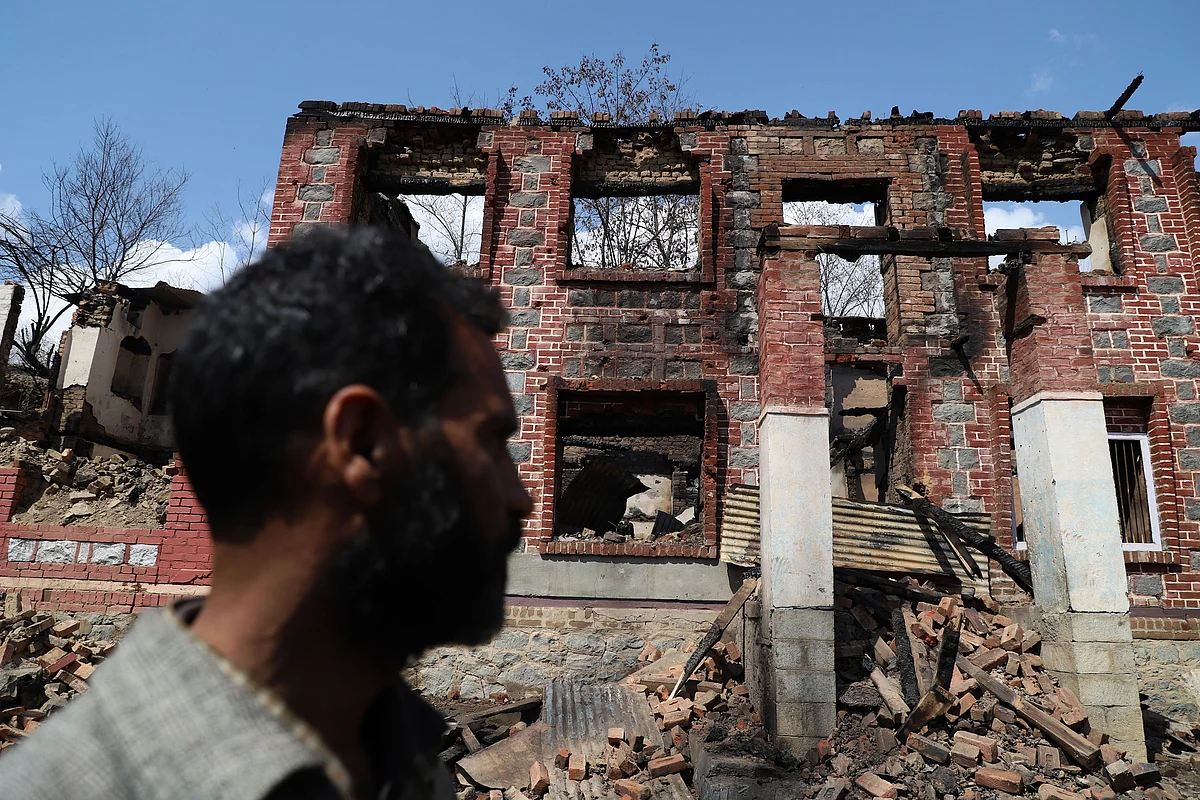 In the Khanmoh encounter, Ghulam lost his ancestral home. 