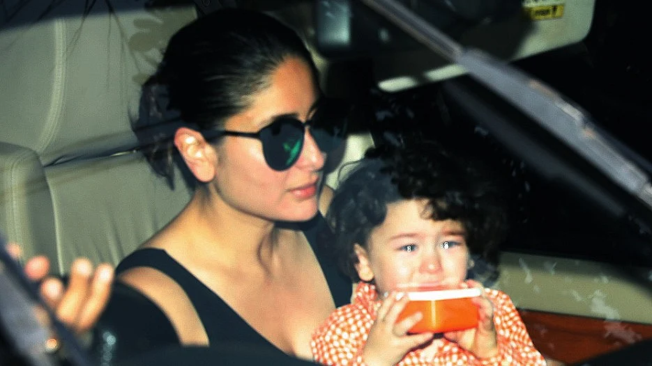 Taimur just wouldn’t stop crying. 