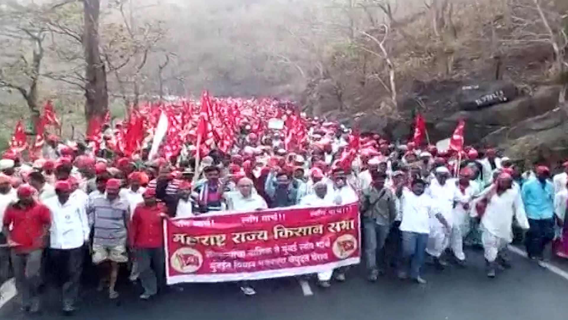 A 25,000-strong rally of farmers will march from Maharashtra’s Thane to Mumbai.
