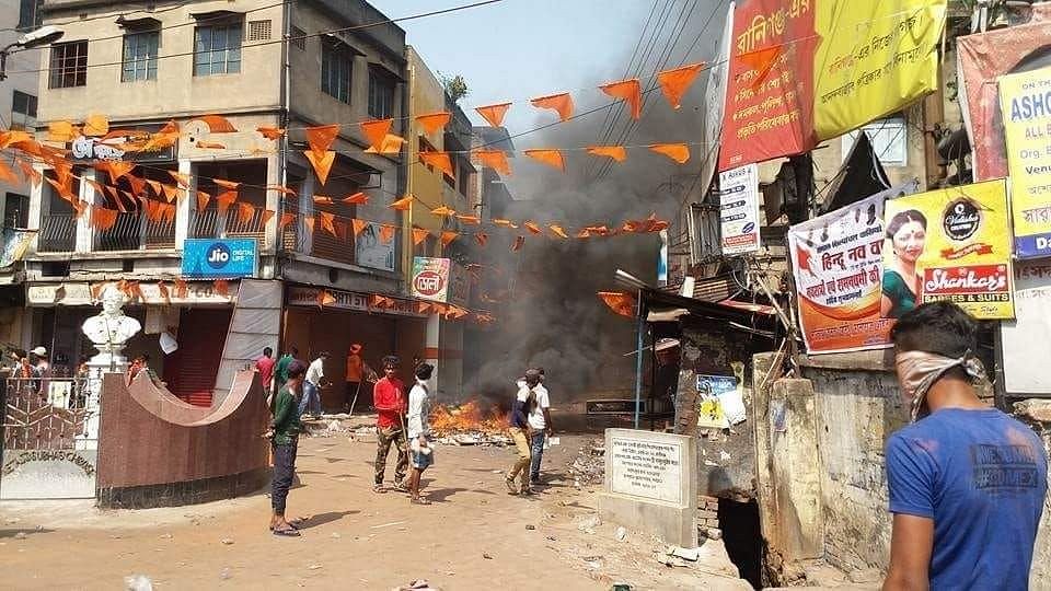 Clashes had broken out in the Raniganj area of Asansol as a Ram Navami procession was going through the area.