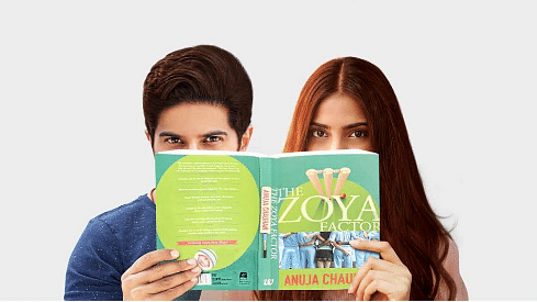 Dulquer Salmaan and Sonam Kapoor in a photo shoot for <i>The Zoya Factor </i>adaptation.