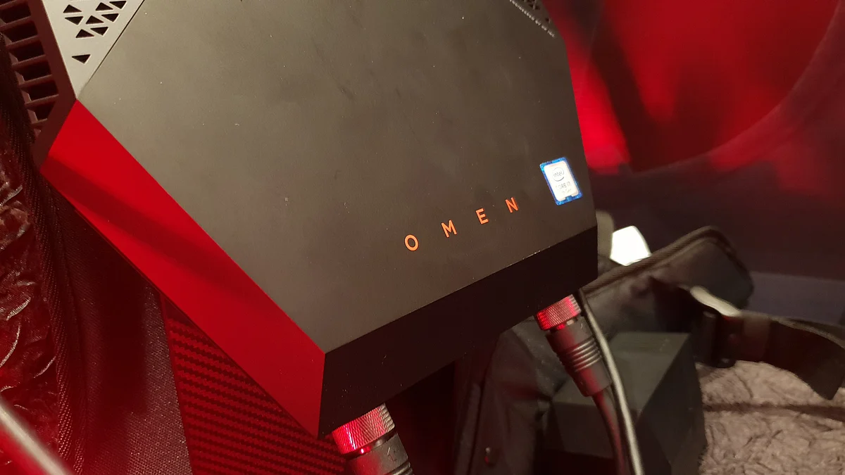 Unlike HTC Vive, you don’t need wires to work around with the Omen backpack. 